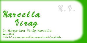 marcella virag business card