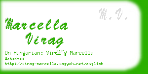 marcella virag business card